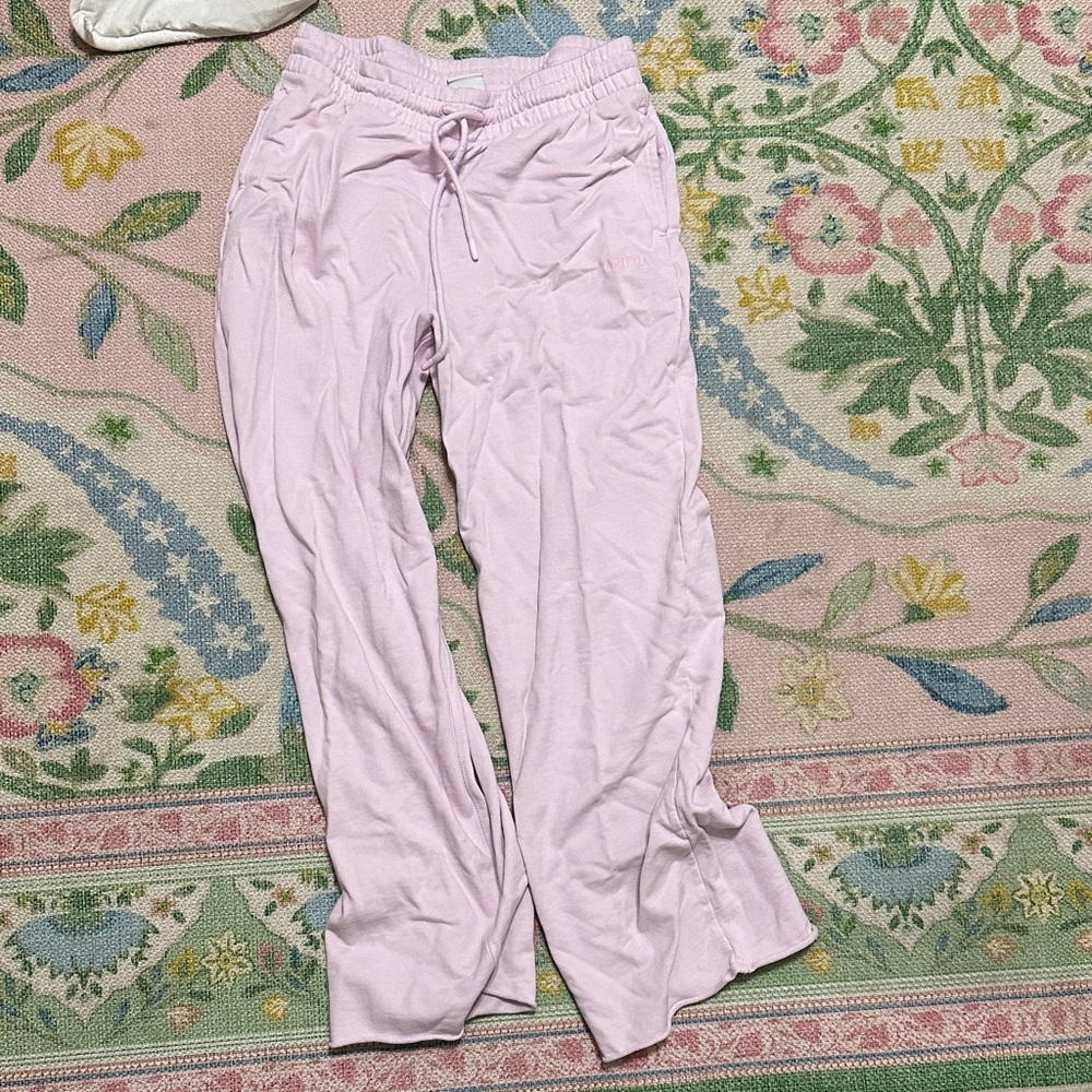 Aritzia Villa Pink Drawstring Lounge Pants